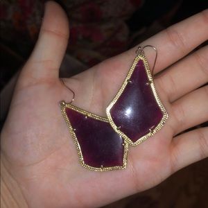 Gold and Maroon Kendra Scott